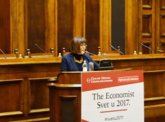 15. decembar 2016. Predsednica Narodne skupštine otvorila sedmu konferenciju „Ekonomist: Svet u 2017“